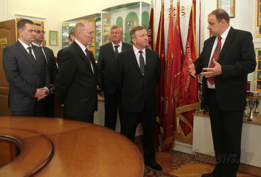 Prime-Minister Andrei Kobyakov visited Volkovysk meat-processing plant OJSC