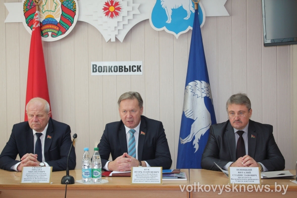 Выездная сессия Гродненского областного Совета депутатов прошла 16 октября в Волковысском районе